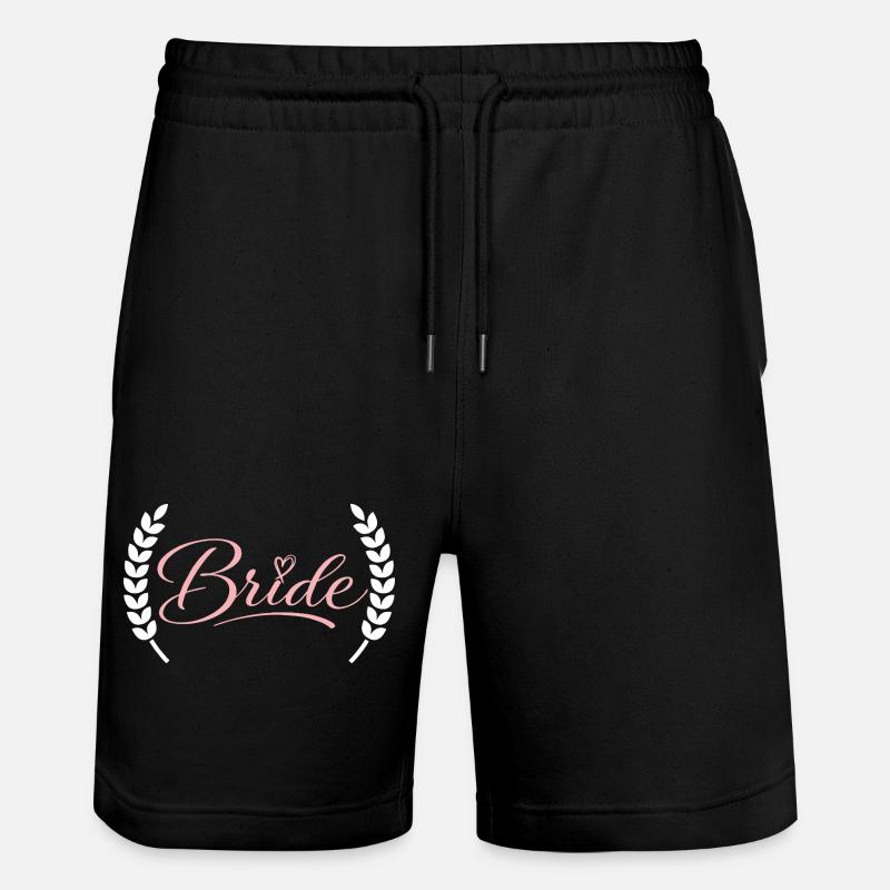 Mariée - Short de jogging bio TRAINER Stanley/Stella unisexe - noir