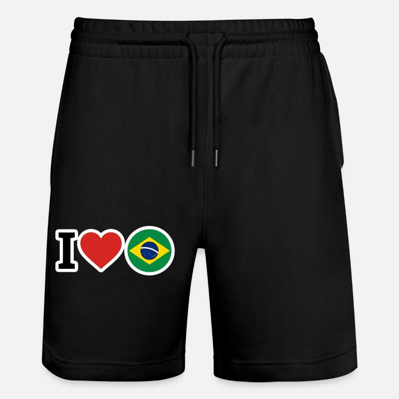 Brésil - Short de jogging bio TRAINER Stanley/Stella unisexe - noir