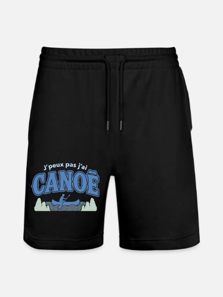 J'peux pas j'ai CANOE - Short de jogging bio TRAINER Stanley/Stella unisexe - noir