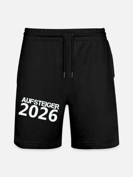 aufsteiger_2026- - Stanley/Stella Unisex Bio Joggingshorts Trainer - Schwarz