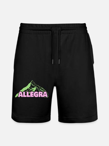 Alle als Berg - Stanley/Stella Unisex Bio Joggingshorts Trainer - Schwarz
