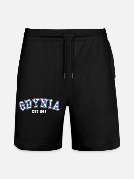 Gdynia Est. 1966 - Stanley/Stella Trainer Unisex Organic Jogging Shorts - black
