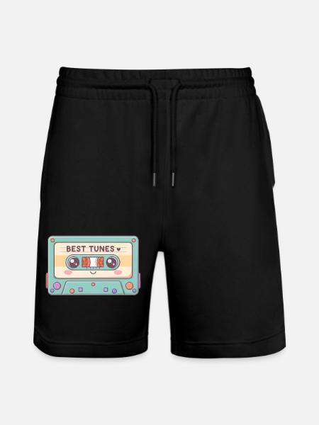 Cassette - Short de jogging bio TRAINER Stanley/Stella unisexe - noir