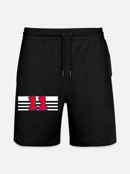 Numéro 11 France - Short de jogging bio TRAINER Stanley/Stella unisexe - noir