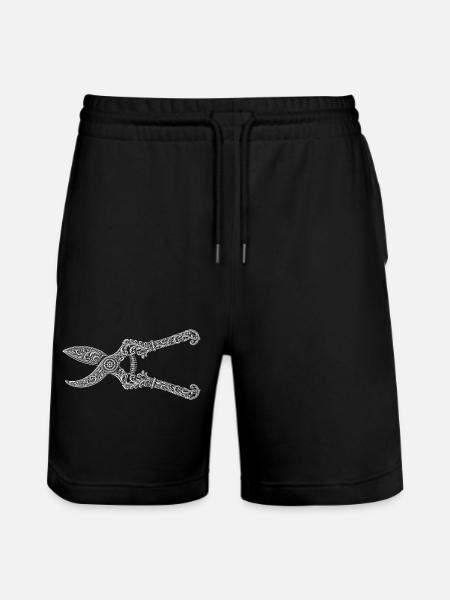 Gartenschere - Stanley/Stella Unisex Bio Joggingshorts Trainer - Schwarz