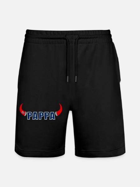 Norwegian dad - Stanley/Stella Trainer Unisex Organic Jogging Shorts - black