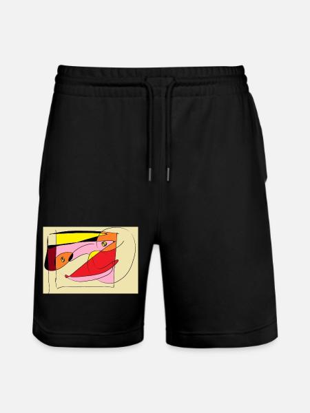 ibu - Stanley/Stella Trainer Unisex Organic Jogging Shorts - black