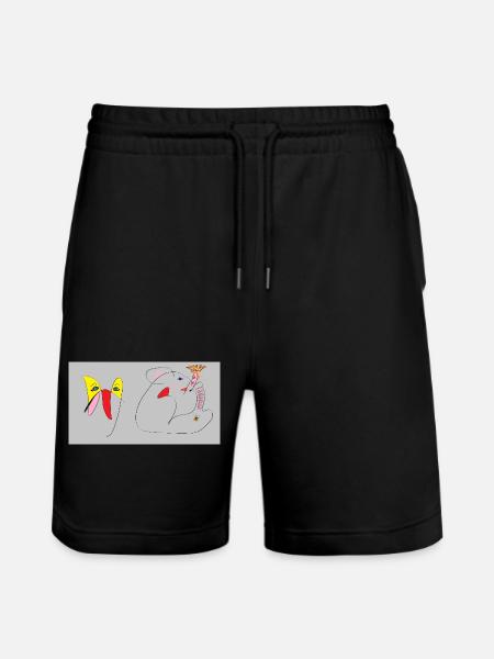 Un premier rendez-vous gênant - Short de jogging bio TRAINER Stanley/Stella unisexe - noir