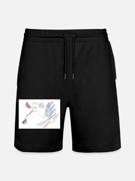 Regarde juste là ! - Short de jogging bio TRAINER Stanley/Stella unisexe - noir