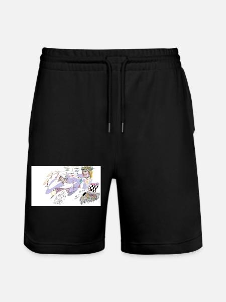 Rêvasser aux oiseaux - Short de jogging bio TRAINER Stanley/Stella unisexe - noir