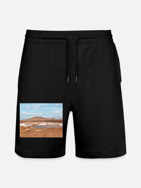 Parcelles de sel du désert - Short de jogging bio TRAINER Stanley/Stella unisexe - noir