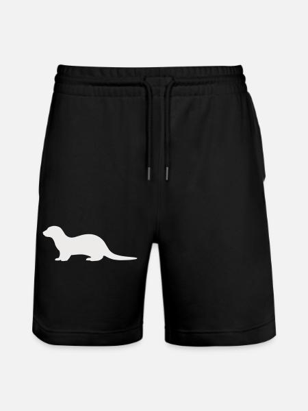 otter_tier_1 - Short de jogging bio TRAINER Stanley/Stella unisexe - noir