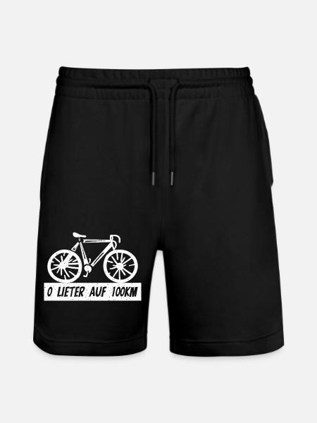 Null Liter - Stanley/Stella Unisex Bio Joggingshorts Trainer - Schwarz