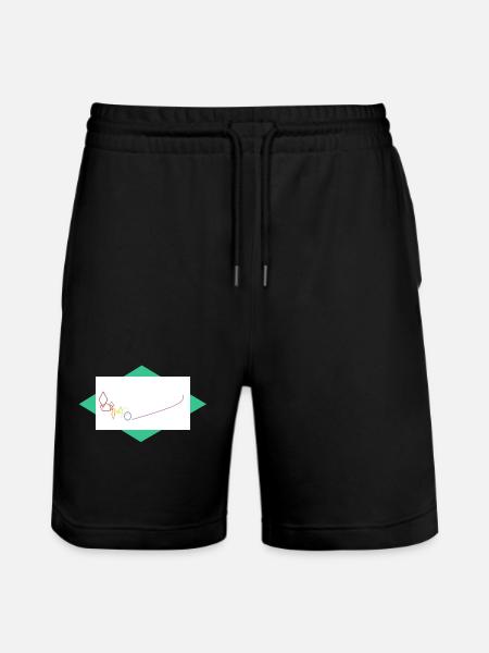 The Journey of Shapes - Stanley/Stella Trainer Unisex Organic Jogging Shorts - black