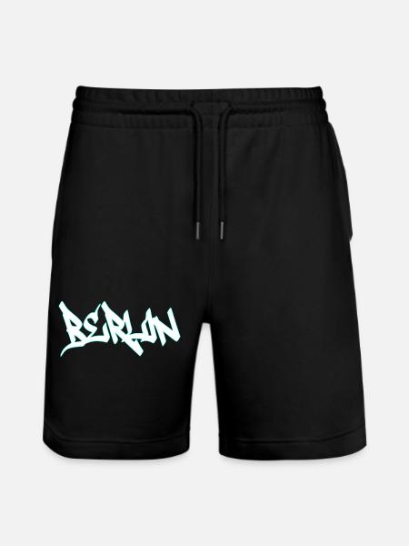 Berlin  - Stanley/Stella Unisex Bio Joggingshorts Trainer  - Schwarz