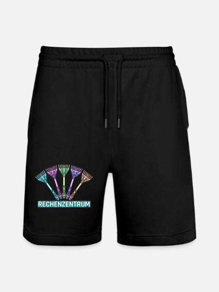 Leiter Vom Rechenzentrum Gartenarbeit Gärtner - Stanley/Stella Unisex Bio Joggingshorts Trainer - Schwarz