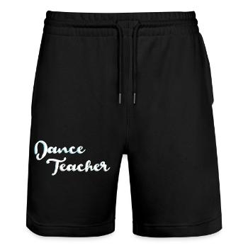 Tänzerin - Stanley/Stella Unisex Bio Joggingshorts Trainer  - Schwarz - Vorne - Nik (191cm) & Marisol (170cm)