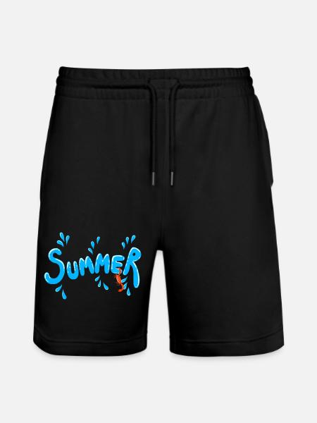Splish Splash 2 - Stanley/Stella Unisex Bio Joggingshorts Trainer - Schwarz