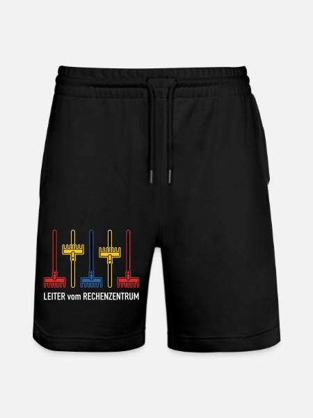 Rechenzentrum Design Gartengeräte Rechen Leiter - Stanley/Stella Unisex Bio Joggingshorts Trainer - Schwarz