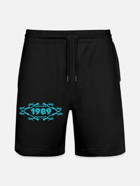 Gift idea 1989 - Stanley/Stella Trainer Unisex Organic Jogging Shorts - black