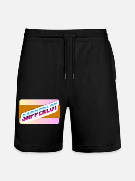 Sapperlot - Stanley/Stella Trainer Unisex Organic Jogging Shorts - black