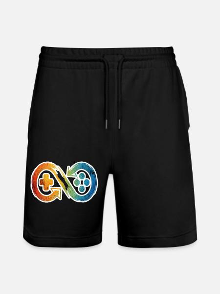 Invinity Controller - Stanley/Stella Trainer Unisex Organic Jogging Shorts - black