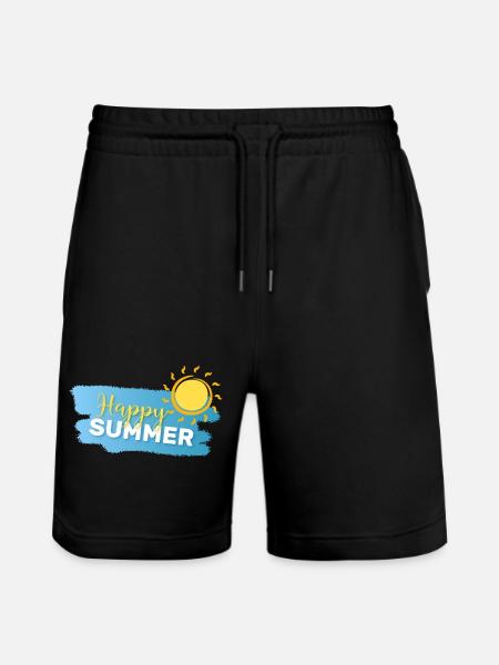 Summer Mode: ON - Stanley/Stella Trainer Unisex Organic Jogging Shorts - black