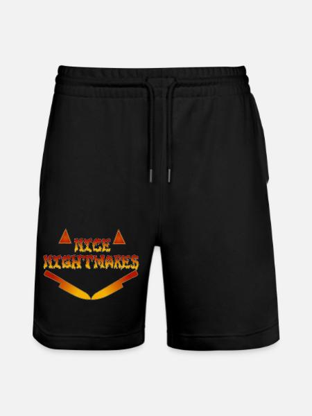 NICE NIGHTMARES Halloween Smile - Stanley/Stella Unisex Bio Joggingshorts Trainer - Schwarz