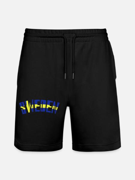 Sweden - Stanley/Stella Trainer Unisex Organic Jogging Shorts - black