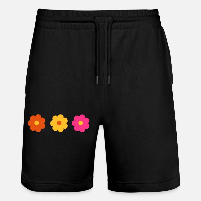 6254398 128984759 fleurs - Short de jogging bio TRAINER Stanley/Stella unisexe - noir