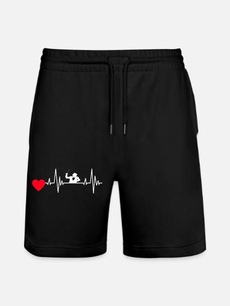 Dirigenten Dirigent Musik Dirigieren Geschenk - Stanley/Stella Unisex Bio Joggingshorts Trainer - Schwarz