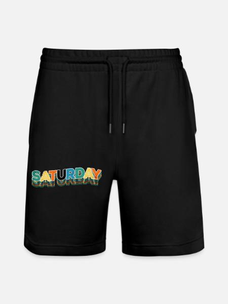 Samedi - Short de jogging bio TRAINER Stanley/Stella unisexe - noir