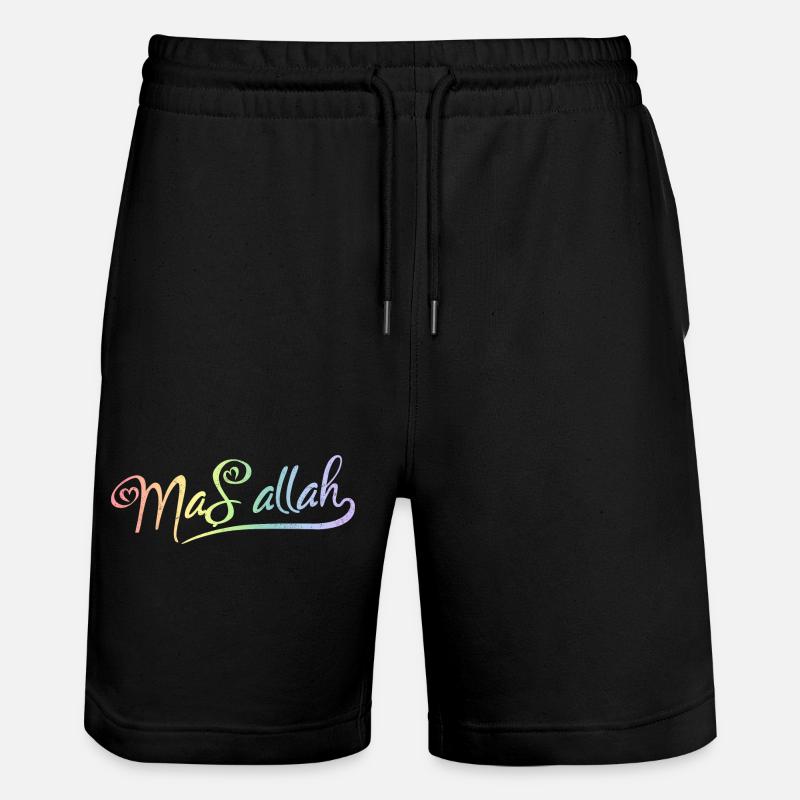 Masallah - Short de jogging bio TRAINER Stanley/Stella unisexe - noir