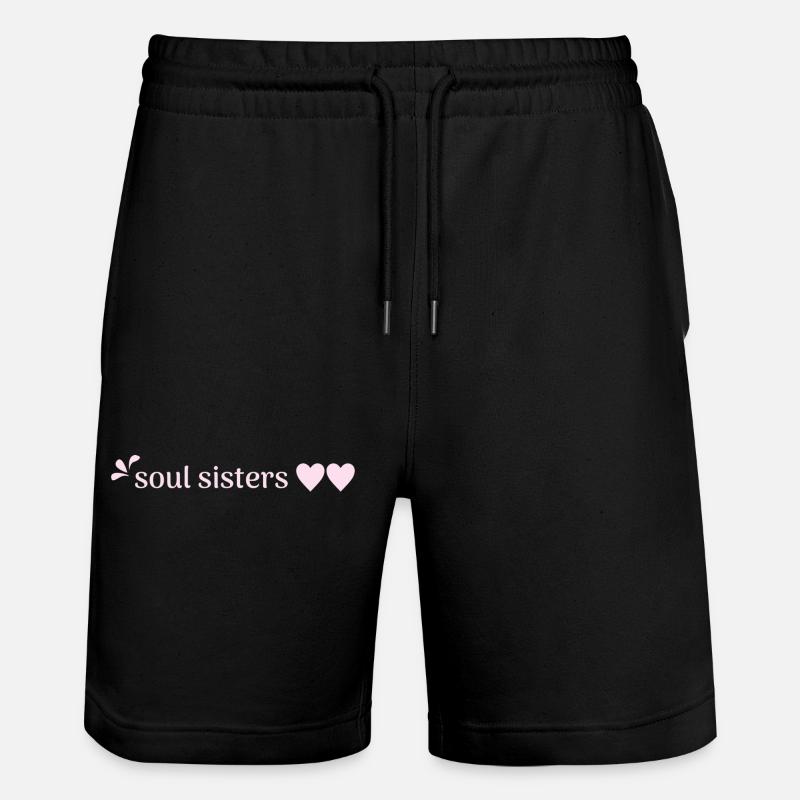 Amis - Âmes Sœurs - Short de jogging bio TRAINER Stanley/Stella unisexe - noir