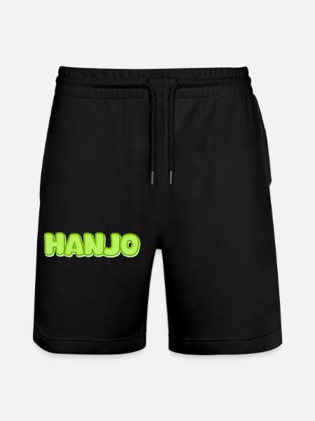 Hanjo Hanjo - Short de jogging bio TRAINER Stanley/Stella unisexe - noir