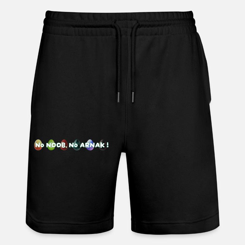 No Noob no arnak ! - Short de jogging bio TRAINER Stanley/Stella unisexe - noir