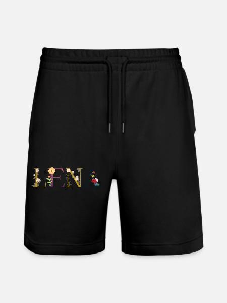 Lena - Stanley/Stella Trainer Unisex Organic Jogging Shorts - black