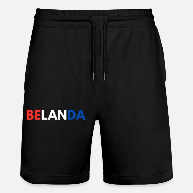 INDONET Belanda - Short de jogging bio TRAINER Stanley/Stella unisexe - noir