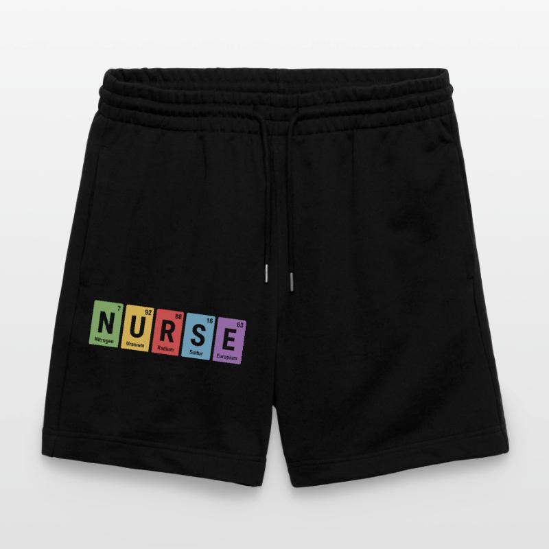 Couleurs des éléments de conception du bloc d’infirmières Short de jogging bio TRAINER Stanley/Stella unisexe