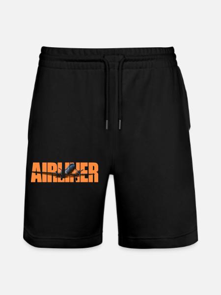 Avion de ligne DC-3 - Short de jogging bio TRAINER Stanley/Stella unisexe - noir
