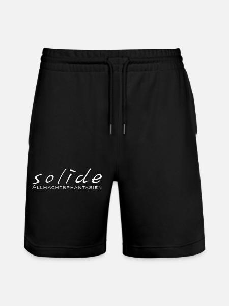 Solide Allmachtsphantasien - Stanley/Stella Unisex Bio Joggingshorts Trainer - Schwarz