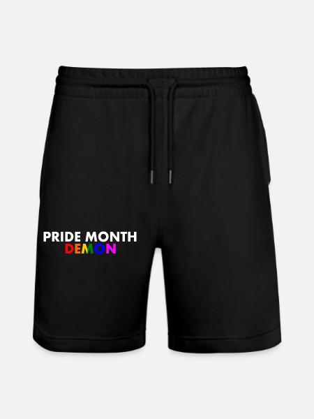 pride month demon - Short de jogging bio TRAINER Stanley/Stella unisexe - noir