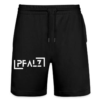 Palatinat - Short de jogging bio TRAINER Stanley/Stella unisexe - noir - Devant - Nik (191cm) & Marisol (170cm)