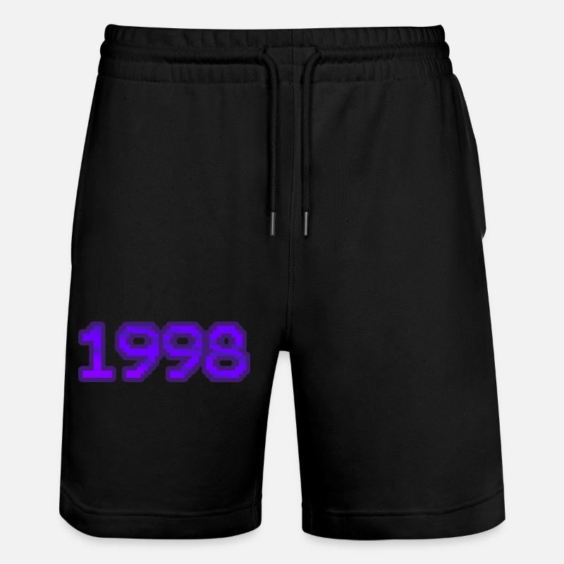 Ordinateur 1998 - Short de jogging bio TRAINER Stanley/Stella unisexe - noir