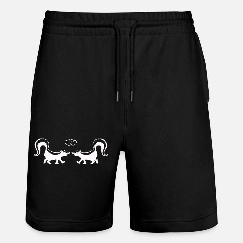 Amour Skunk - Short de jogging bio TRAINER Stanley/Stella unisexe - noir