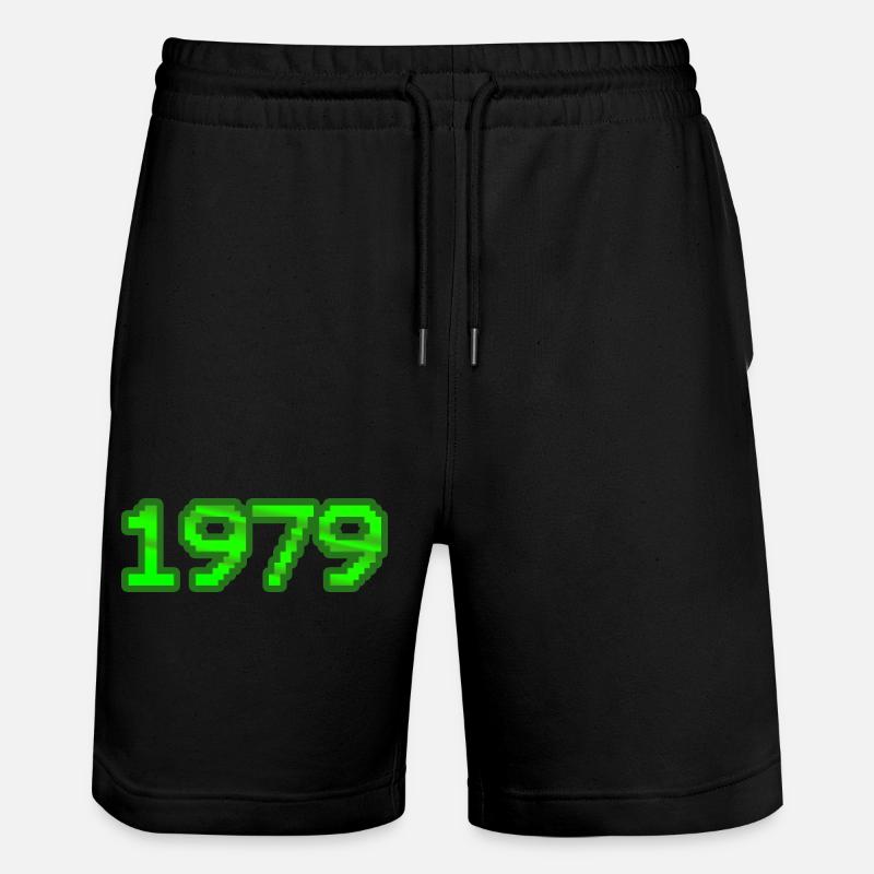 Computer 1979 - Stanley/Stella Unisex Bio Joggingshorts Trainer  - Schwarz