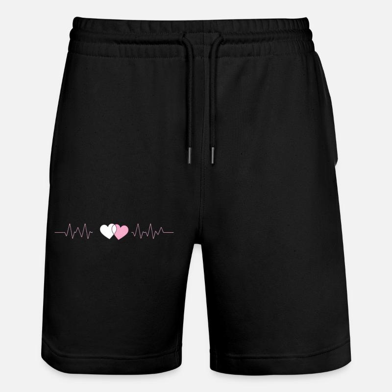 Pulsation synchronisée - Short de jogging bio TRAINER Stanley/Stella unisexe - noir
