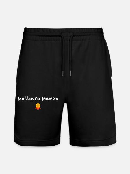 Best Mom - Mom Gift Idea - Stanley/Stella Trainer Unisex Organic Jogging Shorts - black
