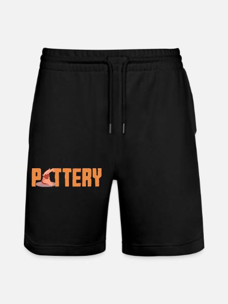 Pottery Creative Crafts Passion - Stanley/Stella Trainer Unisex Organic Jogging Shorts - black