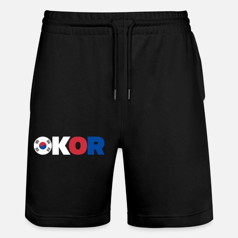 Corée - Short de jogging bio TRAINER Stanley/Stella unisexe - noir